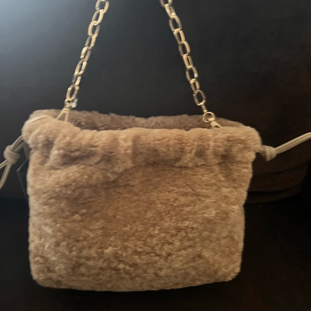 Sold - Chic Tan Faux Fur Women’s Bag